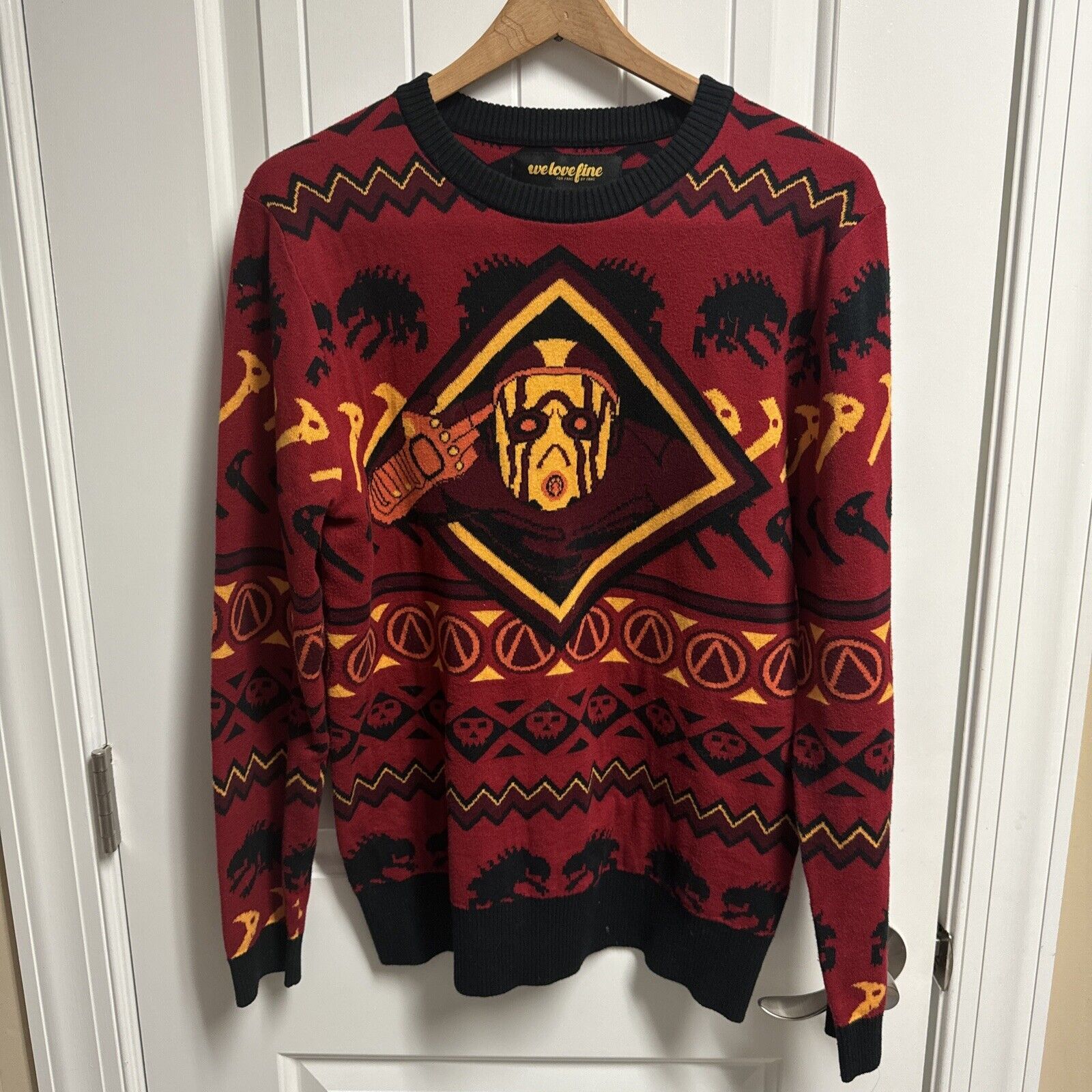 Borderlands Psycho Ugly Xmas Sweater M By We Love Fine 2k 2016